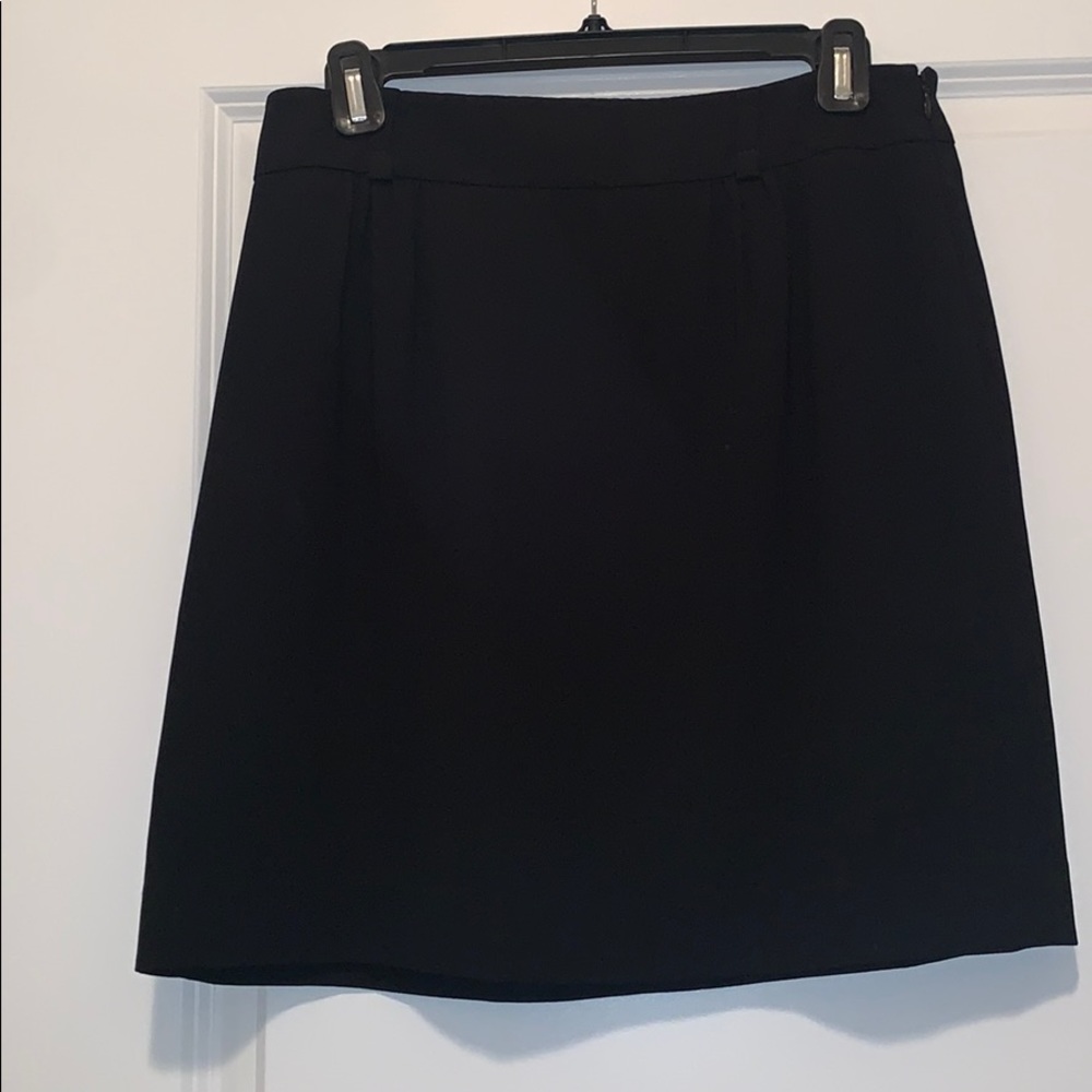 Loft a line ish black skirt